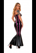 Дълга и елегантна тясна двуцветна рокля от Datex на Ledapol
